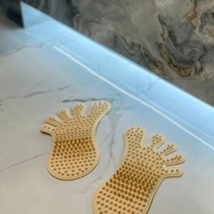 Foot Massage Mats 2 pcs (beige color) - picture 3