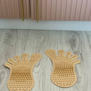 Foot Massage Mats 2 pcs (beige color) - picture 7