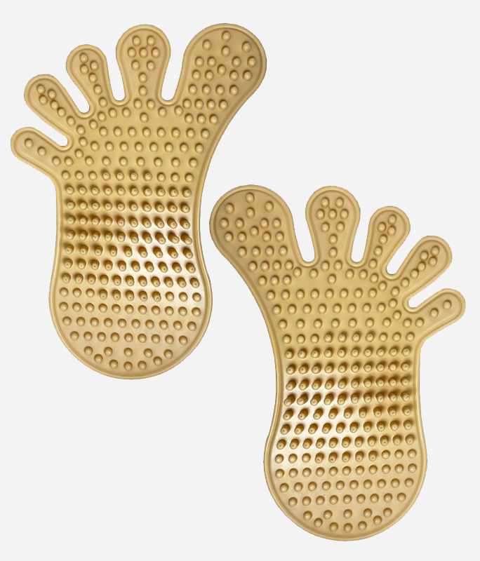 Foot Massage Mats 2 pcs (beige color)