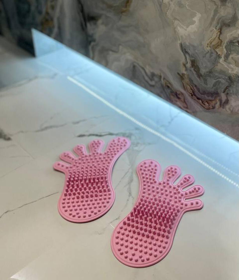 Second image of Foot Massage Mats 2 pcs (pink)