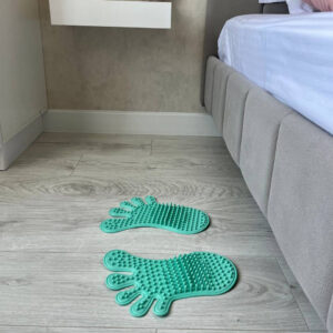 Foot Massage Mats 2 pcs (turquoise color) - Picture 2