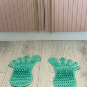 Foot Massage Mats 2 pcs (turquoise color) - Picture 4