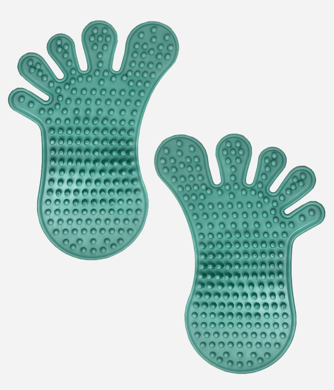 Foot Massage Mats 2 pcs (turquoise color)